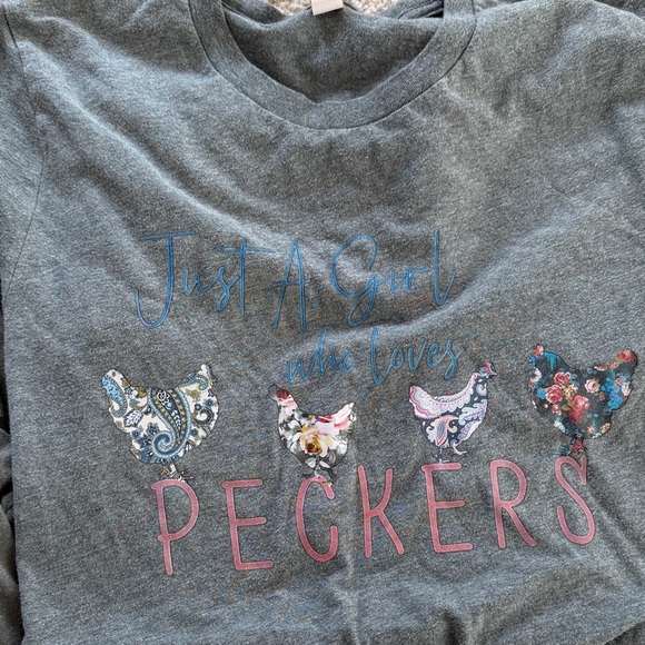 Bella Canvas Red and Gray Short Sleeve Tees - Picture 4 of 5